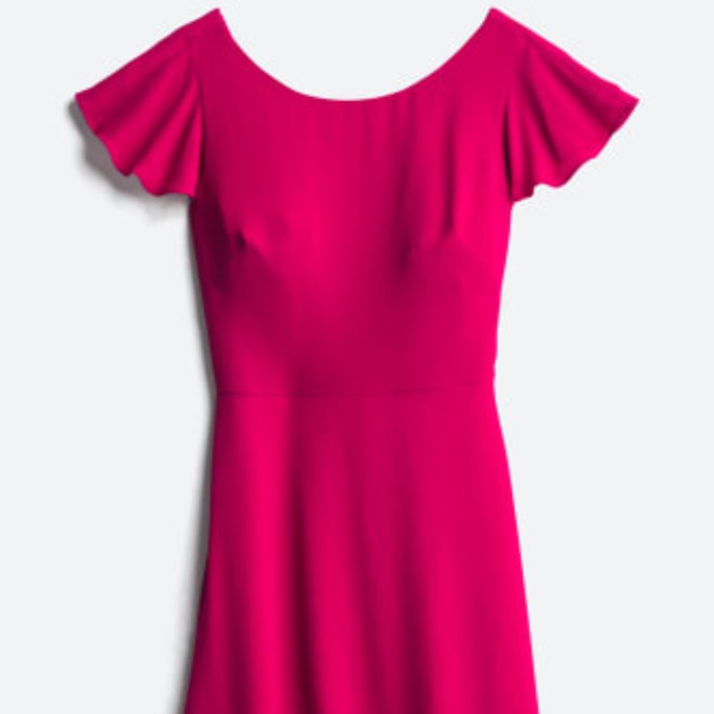 Wisp Petite Sabina Ruffled Dress 8P